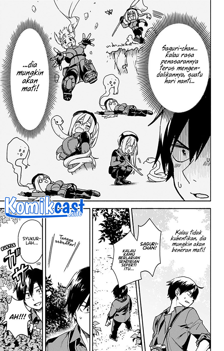 Saguri-chan Tankentai chapter 35